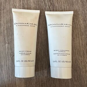 Donna Karan Cashmere Mist Body Creme and Cleansing Lotion - Cream
